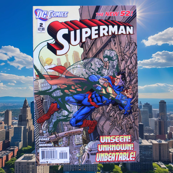 Superman The New 52! #2 (2011) | Unseen! Unknown! Unbeatable! | DC Comics US